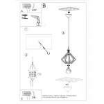 Sollux Pendant lamp POMPELMO