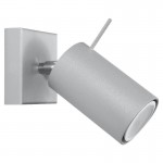 Sollux Wall lamp RING 1 grey