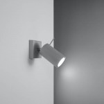 Sollux Wall lamp RING 1 grey