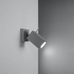 Sollux Wall lamp MERIDA 1 grey - Sollux