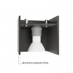 Sollux Wall lamp BLOCCO grey