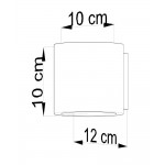 Sollux Wall lamp ORBIS beton