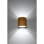 Sollux Wall lamp ORBIS wood