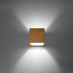 Sollux Wall lamp QUAD wood