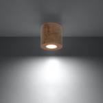 ORBIS Ceiling lamp natural wood