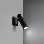 Sollux Wall lamp DIREZIONE black
