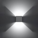 Sollux Wall lamp LUCA White LED IP54