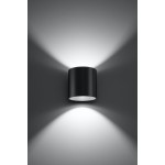 Sollux Wall lamp ORBIS 1 anthracite