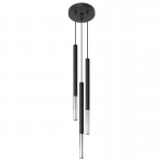 MOZAICA 3P Pendant lamp black/chrome