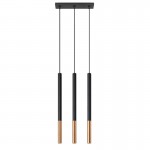 MOZAICA 3L Pendant lamp black/copper