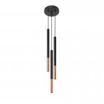 MOZAICA 3P Pendant lamp black/copper