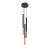 MOZAICA 3P Pendant lamp black/copper