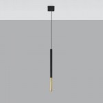 MOZAICA 1 Pendant lamp black/golden