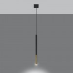 MOZAICA 1 Pendant lamp black/golden