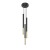 MOZAICA 3P Pendant lamp black/golden