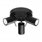 RING 3P Ceiling lamp black