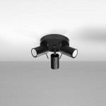 RING 3P Ceiling lamp black