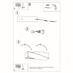Sollux Sigma concrete wall light SL.0644