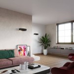 Sollux SIGMA black ceramic wall light SL.0870