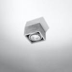 Sollux QUATRO 1 concrete ceiling lamp SL.0883