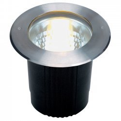 SLV 229200 Energy Saving Round Outdoor Ground Light in Stainless Steel
