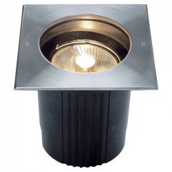 SLV 229234 ES111 Square Outdoor Ground Light in Stainless Steel