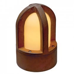SLV 229430 RUSTY CONE Outdoor Bollard Light in Rusted Iron