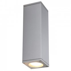 SLV 229532 Theo Up-Down Outdoor Wall Light Silver Grey