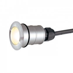 SLV POWER TRAIL-LITE IP67 LED Warm White Outdoor Wall & Ground Light Stainless Steel 228332