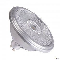 QPAR111 GU10 silver LED light 12.5W 4000K CRI90 30°