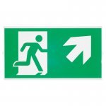 P-LIGHT Emergency stair sign, small, green