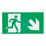 P-LIGHT Emergency stair sign, small, green