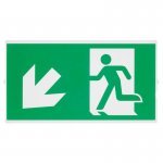 P-LIGHT Emergency stair sign, small, green