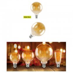 SUNSET VINTAGE GLOBE 125MM 2.5W B22  NON-DIMMABLE LED LAMP