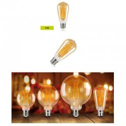 SUNSET VINTAGE ST64 2.5W E27 NON-DIMMABLE LED LAMP