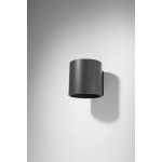 Sollux Wall lamp ORBIS 1 anthracite