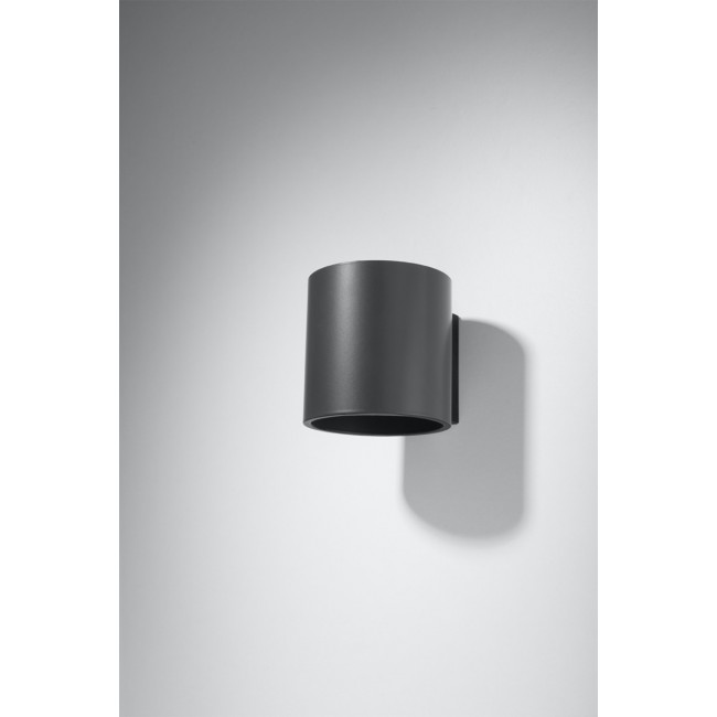 Sollux Wall lamp ORBIS 1 anthracite