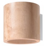 Sollux Wall lamp ORBIS wood