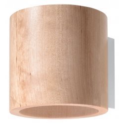 Sollux Wall lamp ORBIS wood