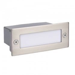 FORLIGHT Stair Recessed wall light IP54 1W LED 3000K Stainless steel - PX-0122-INO