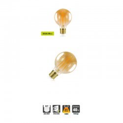 Sunset Vintage Globe 80mm 5W (40W) 1800K 380lm E27 Dimmable Lamp