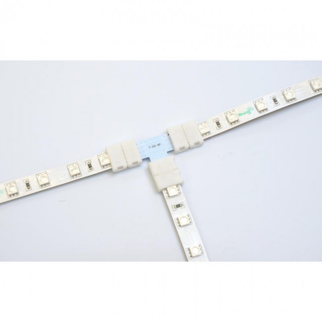 LS-24 10mm T Connectors - Teucer LED TEUCER LED LS-24 T Connectors 10mm 12W