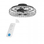Forlight Merak ceiling fan with LED light and remote control VE-0028-NEG