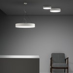 Caprice Ø520mm Ceiling Light in White – 15-6433-14-M1