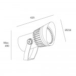 Hubble Cob LED ø234mm – 05-E083-Z5-CL