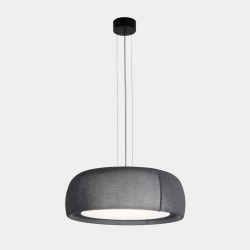 Gong Pendant Grey Fabric – 00-8976-60-I9