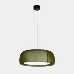 Gong Pendant Green Fabric – 00-8976-U1-J4