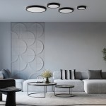 Ceiling lamp ONYX 60 black LED 3000K