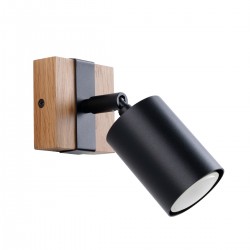 Wall light FAGER 1 black