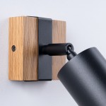 Wall light FAGER 1 black